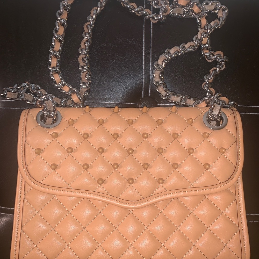 Brown Rebecca Minkoff studded Shoulder Bag - Picture 2 of 5